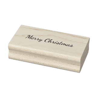 Merry Christmas Rubber Stamp