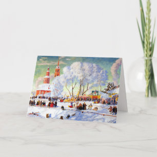 Merry Christmas. Russian Art Christmas Cards