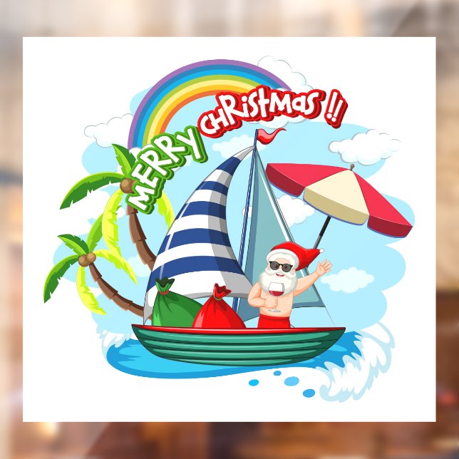 Merry Christmas Sailing Santa (Sheet 2)