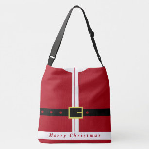 Merry Christmas - Santa Claus - Add Text / Name Crossbody Bag