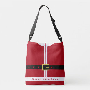 Merry Christmas - Santa Claus - Add Your Text Crossbody Bag