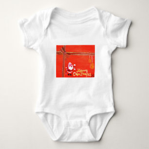 Merry Christmas Santa Claus Baby Bodysuit