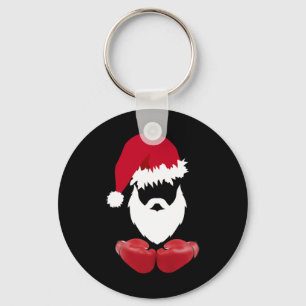 Merry Christmas Santa Claus Boxing Uni Key Ring