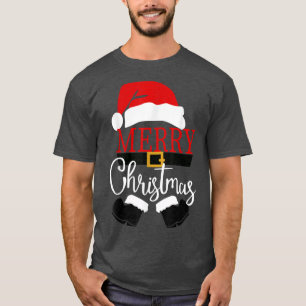 Merry Christmas Santa Claus Christmas Lights Famil T-Shirt