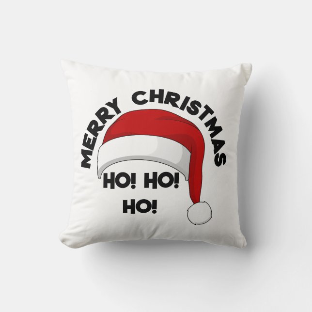 Merry Christmas Santa Claus   Cushion (Front)