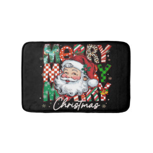 Merry Christmas Santa Claus Essential Bath Mat