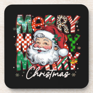Merry Christmas Santa Claus Essential Coaster