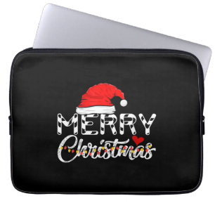 Merry Christmas Santa Claus Funny Family Laptop Sleeve