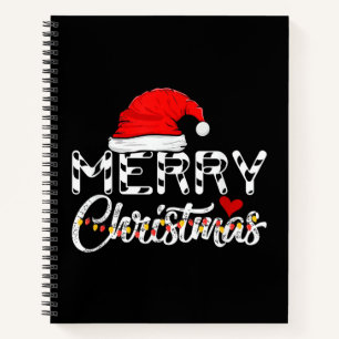 Merry Christmas Santa Claus Funny Family  Notebook