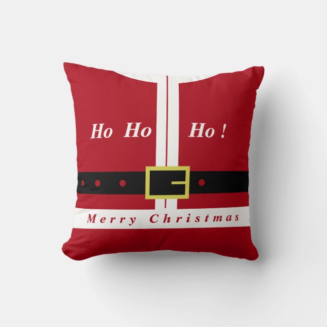 Merry Christmas - Santa Claus - Gift For You - Fun Cushion (Front)