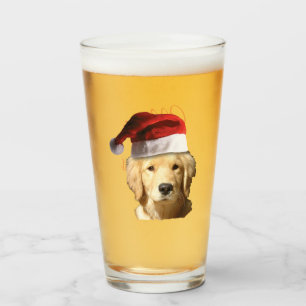 Merry Christmas Santa Claus Glass