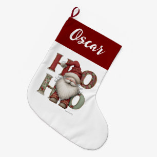 Merry Christmas Santa Claus Holiday Stocking