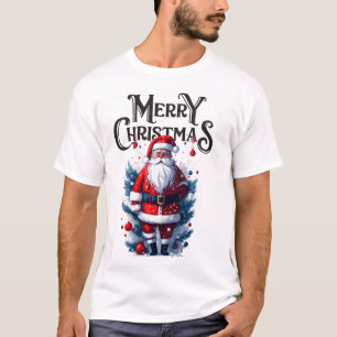 Merry Christmas Santa Claus Pajama T-Shirt