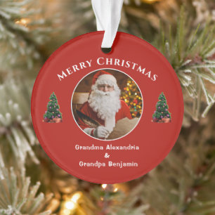 Merry Christmas Santa Claus Personalize Ornament