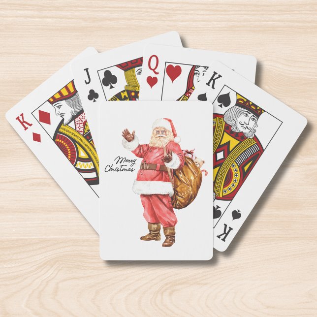 Merry Christmas Santa Claus Playing Cards (Creator Uploaded)