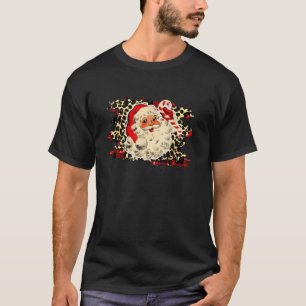 Merry Christmas Santa Claus Smiling Xmas Candy Can T-Shirt