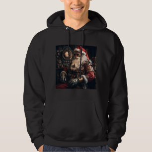 Merry Christmas Santa Claus steampunk Hoodie