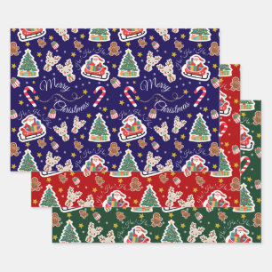 Merry Christmas Santa Claus Wrapping Paper 