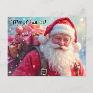 Merry Christmas Santa Clause Postcard