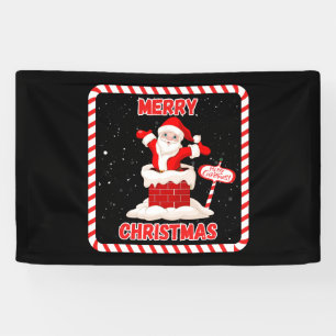 Merry Christmas Santa Collection 2.5x4 Vinyl Banner