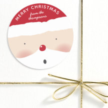 Merry Christmas Santa Cute Fun Personalised Name