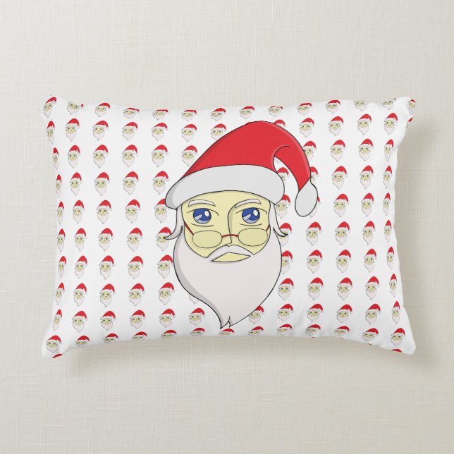 Merry Christmas Santa Decorative Cushion (Front)