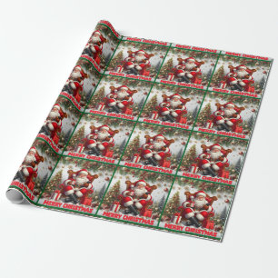Merry Christmas Santa design Wrapping Paper