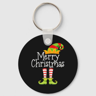 Merry Christmas Santa Elf Squad Reindeer Funny Xma Key Ring