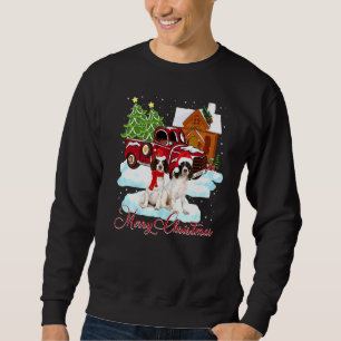 Merry Christmas Santa English Springer Spaniel Dog Sweatshirt
