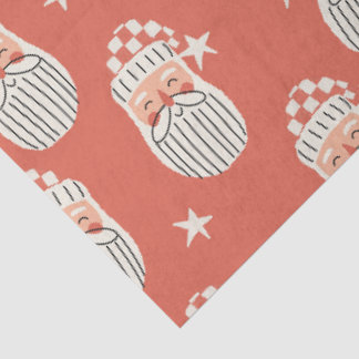 Merry Christmas - Santa Face nursery winter Star Tissue Paper