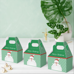 Merry Christmas Santa Gable Favor Box