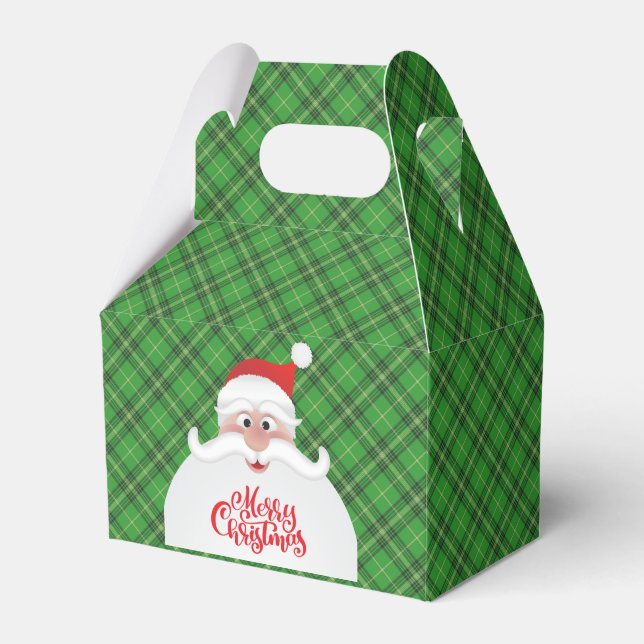 Merry Christmas Santa Gable Favour Box (Front Side)