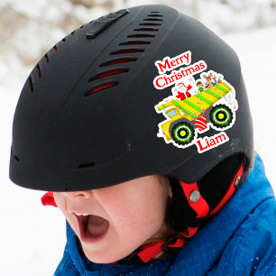 Merry Christmas Santa In Dump With Elf, Rudolph