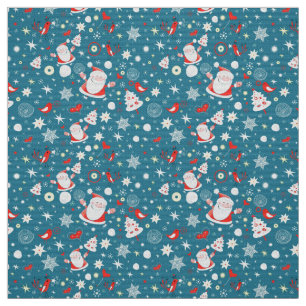 Merry Christmas Santa Love Fabric