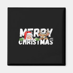Merry Christmas Santa  Magnet