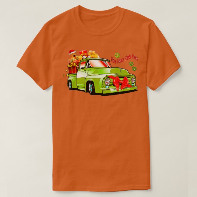 merry christmas santa paws  T-Shirt (Design Front)