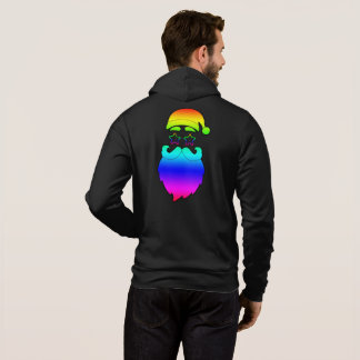 Merry Christmas Santa Rainbow Hoodie