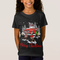 Merry Christmas Santa Reindeer Irish Wolfhound Wit