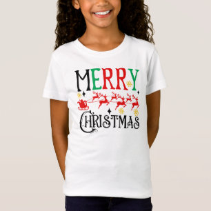 Merry Christmas Santa Sleigh-61049 T-Shirt Hoodie