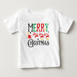 Merry Christmas Santa Sleigh-61049 T-Shirt Hoodie