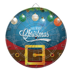 Merry Christmas Santa Suit Dartboard