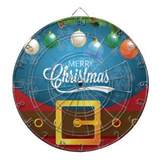 Merry Christmas Santa Suit Dartboard