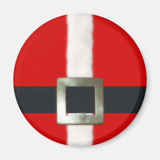Merry Christmas Santa Suit Magnet (Front)