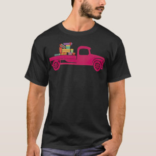 Merry Christmas Santa Truck & funny yoga clothing T-Shirt