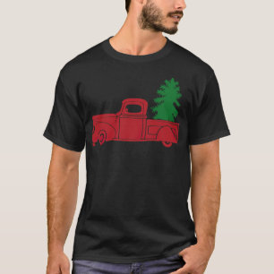 Merry Christmas Santa Truck & Tree gay pride funny T-Shirt
