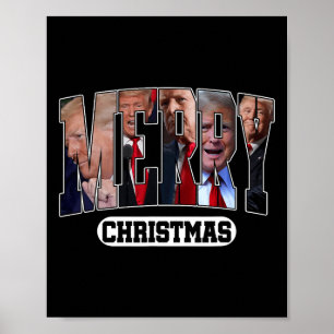 Merry Christmas Santa Trump Merry Trumpmas Pyjamas Poster