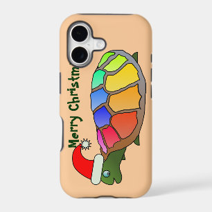 "MERRY CHRISTMAS" SANTA TURTLE