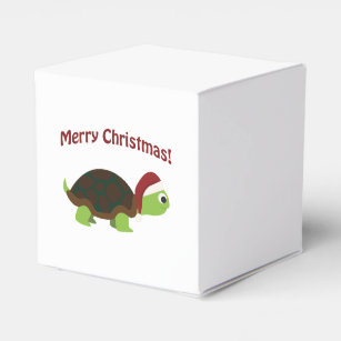 Merry Christmas! Santa Turtle Favour Box