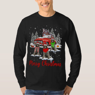 Merry Christmas Santa Wirehaired Pointing Griffon T-Shirt
