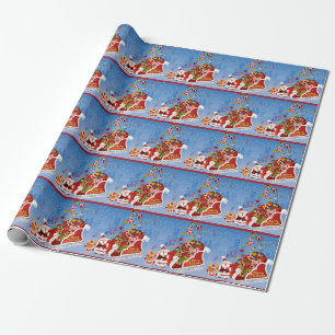 Merry Christmas Santa Wrapping Paper